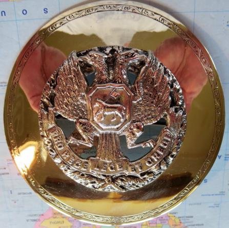 Black Watch 4th (Perthshire) Volunteer Battalion Officers Plaid Brooch — image 2