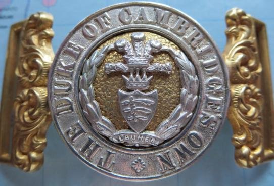 Victorian Duke of Cambridge's Middlesex Regiment Officers post 1855 Waist belt clasp — image 5