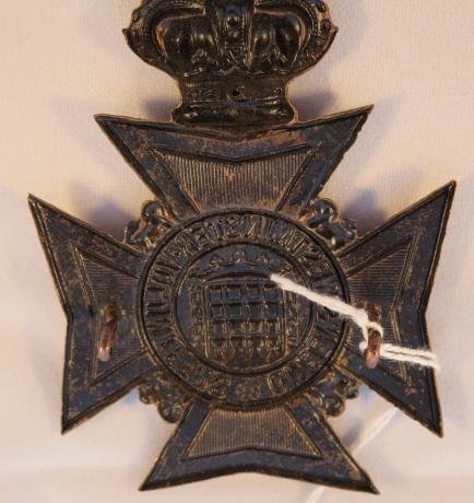 QVC Queens Westminster Rifle Volunteers Helmet Plate — image 3
