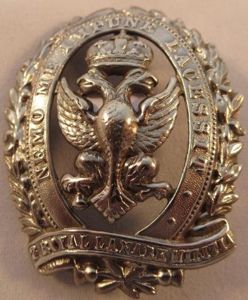 Victorian 2nd Royal Lanark Militia Officers Badge