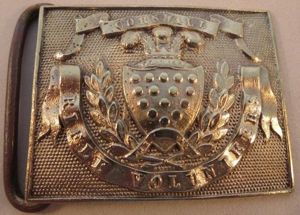 Cornwall Rifle Volunteers Waist Belt Plate