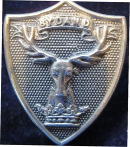 Gordon Highlanders Volunteer Battalions Officers Sporran Badge