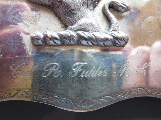 The Kilt Belt Clasp of Colonel R Fiddes MC — image 2