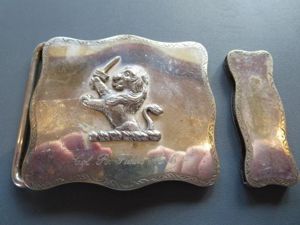 The Kilt Belt Clasp of Colonel R Fiddes MC