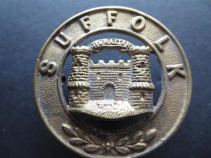 The Suffolk Regiment O/Rs Helmet Plate Centre