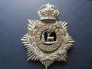 Royal Berkshire regiment KC O/Rs helmet Plate