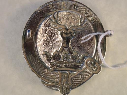 6th VB Gordon Highlanders Officers Silver Badge — image 3