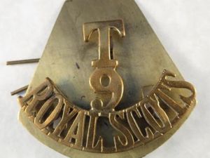 The Royal Scots 9th Territorial Battn Shoulder Title