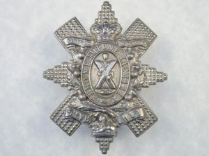 Highland Light Infantry 5th Volunteer Battalion O/Rs Glengarry badge