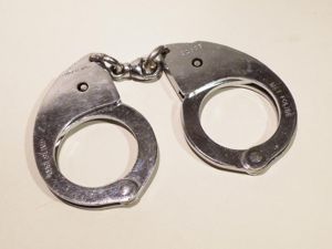 Set of Vintage 1960 Hiatt's Metropolitan Police Handcuffs