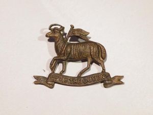 2nd Volunteer Battalion Queen's West Surrey Regiment Cap Badge