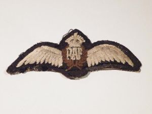 WW2 Era Royal Air Force Pilots Wings.