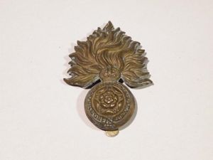 Royal Fusiliers Cap Badge.