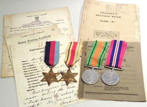 WW2 Africa Star Medal Group to Smith 88th HAA Regiment. …