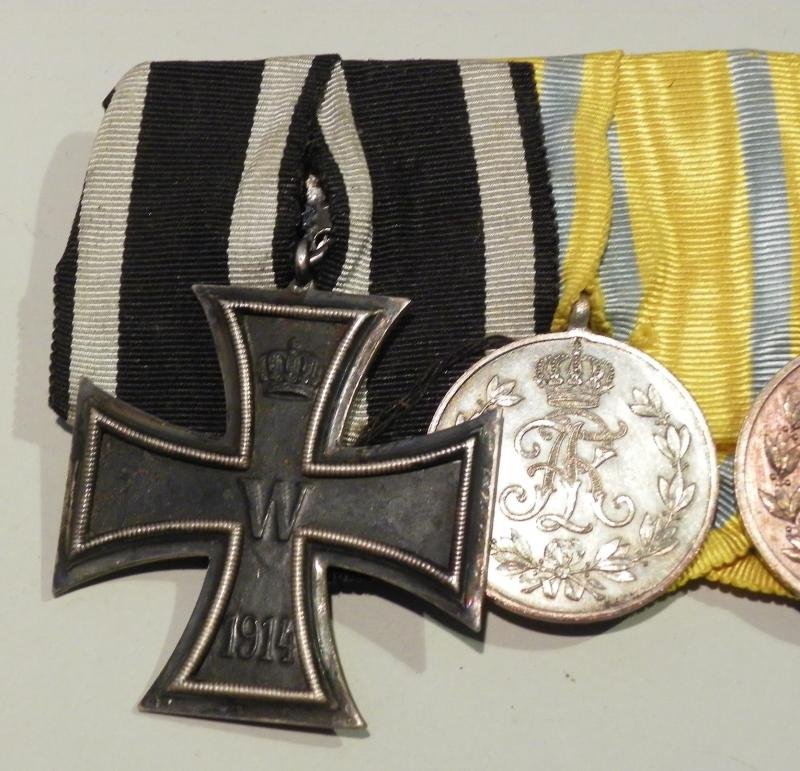 WW1 German State of Saxony Gallantry Medal Group. — image 2
