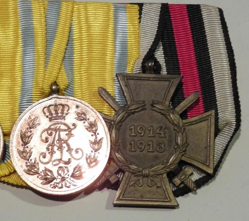 WW1 German State of Saxony Gallantry Medal Group. — image 3
