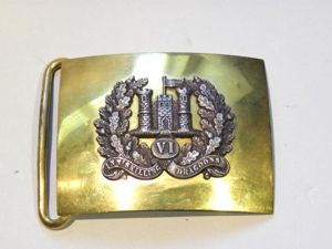 Victorian VI Inniskilling Dragoon Guards Officers Belt Buckle.