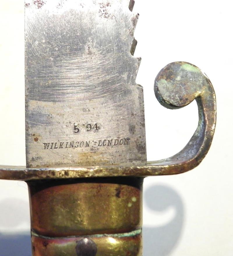 1856 Pattern Pioneer Sawback Short Sword by Wilkinson. — image 8
