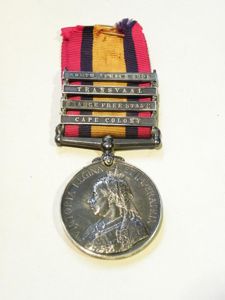 Interesting QSA to Hornsby Volunteer Coy Border Regiment.