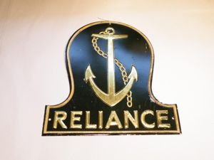 Mid 20th Century Reliance Insurance Plate.