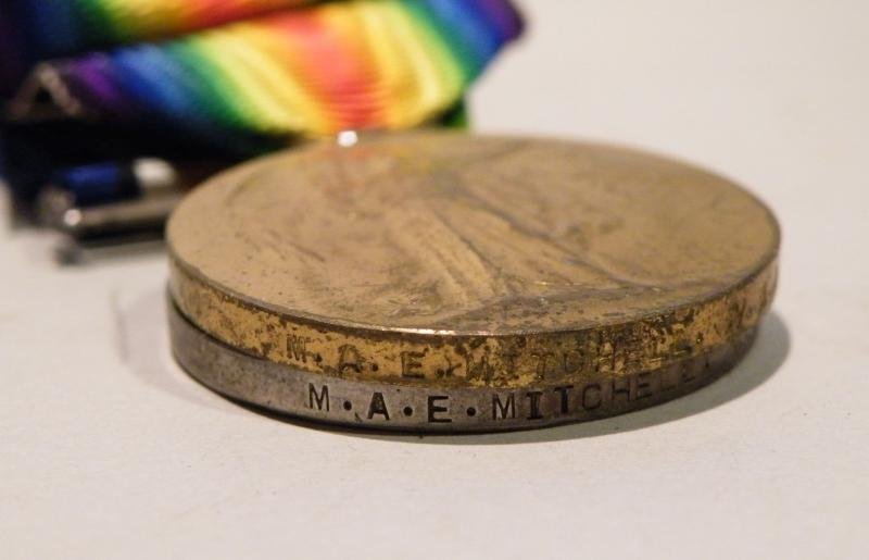 WW1 Medal Pair to Nurse Mitchell V.A.D. — image 3