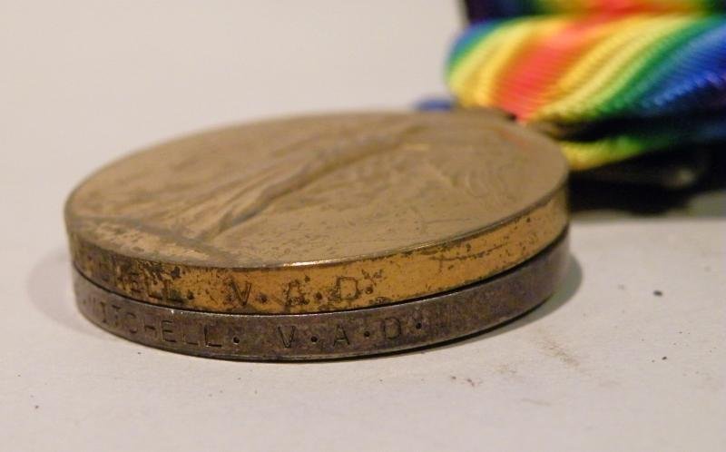 WW1 Medal Pair to Nurse Mitchell V.A.D. — image 4