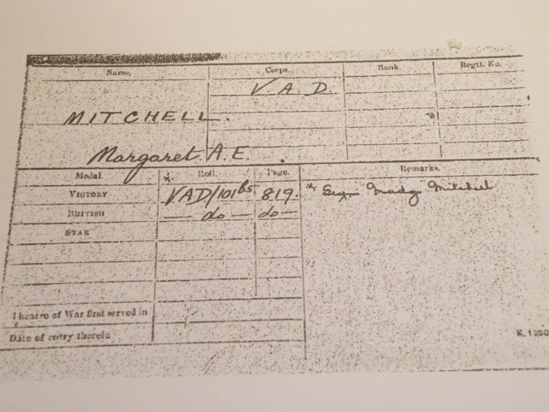 WW1 Medal Pair to Nurse Mitchell V.A.D. — image 7