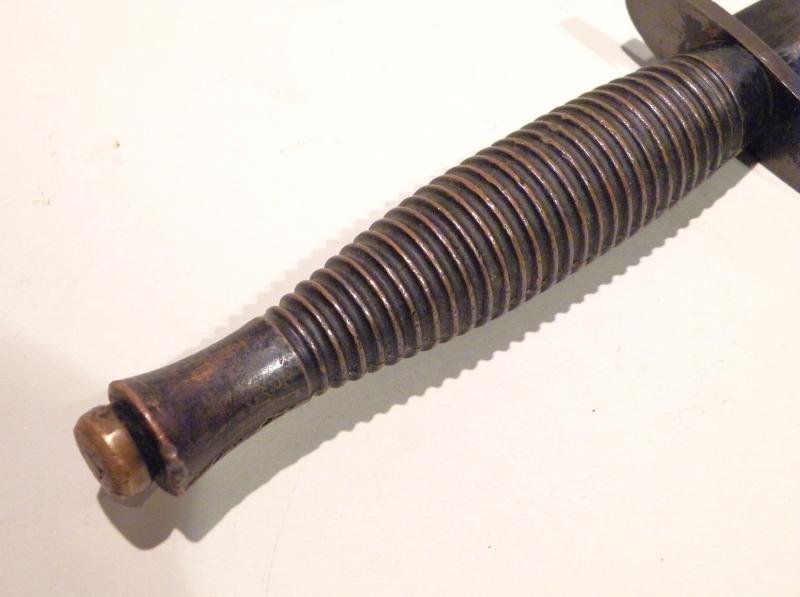 3rd Pattern Fairbairn Sykes Fighting Knife & Sheath. — image 3