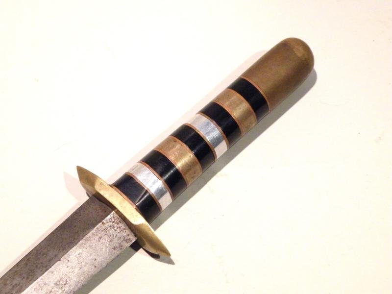 Interesting WW2 F/S Type War Art Fighting Knife. — image 3