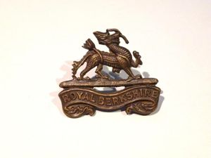 WW1 Era Royal Berkshire Regiment Officer's Cap Badge.