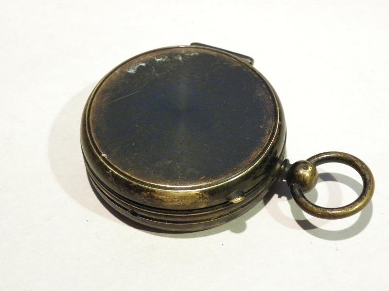 WW1 Era Blackened Brass Marching Compass — image 2