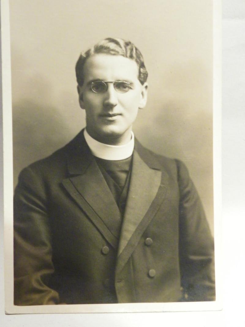 Scarce WW1 Medal Trio to Reverand Bonsey ACD. — image 5