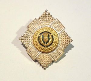 Vintage Scots Guards NCO's Cap Star.