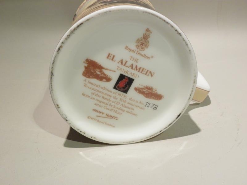 Vintage Limited Edition Royal Doulton El Alamein Porcelain Tankard — image 4