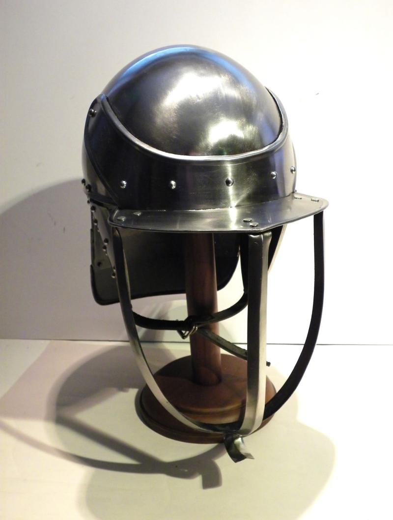 Re-enactors Civil War Lobster Pot Helmet. — image 2