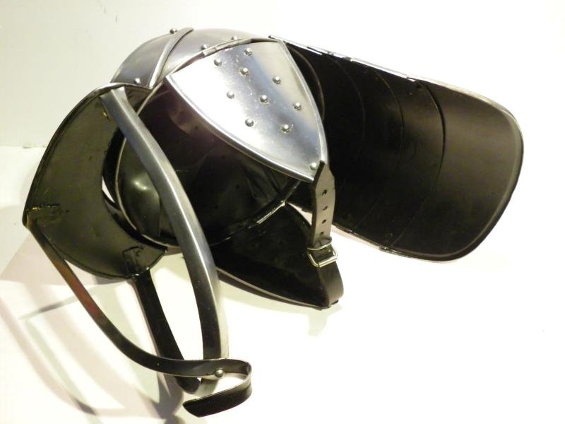 Re-enactors Civil War Lobster Pot Helmet. — image 4