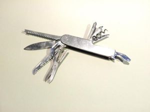 Vintage Multi Tool Pocket Knife with Eleven Pull Out Functions