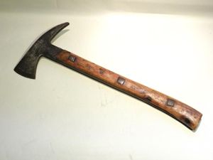 Late Victorian Fireman's Axe.