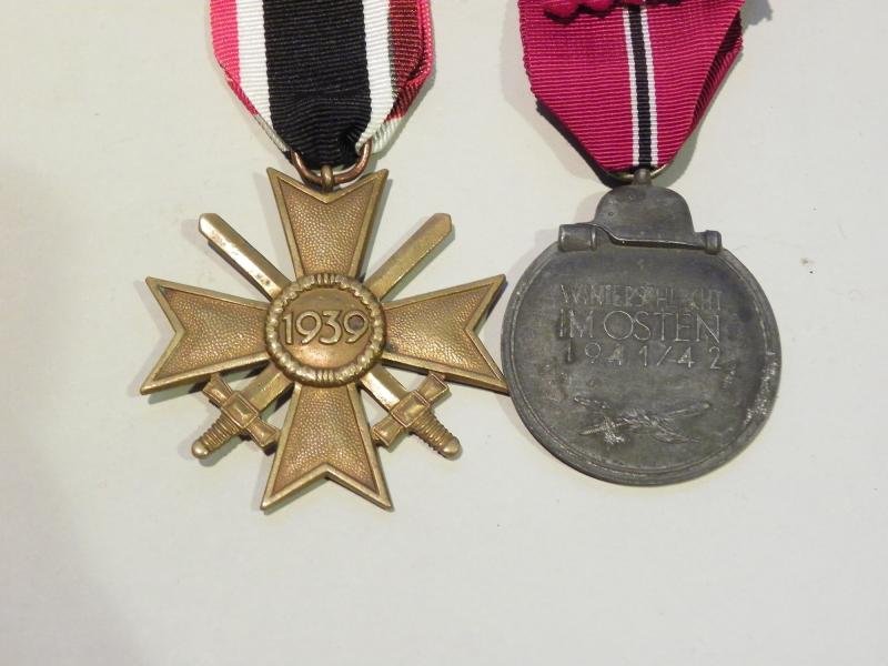 WW2 German Medal Pair Flack Battery Artillery. — image 3