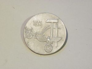 1936 German Labours Day Badge.