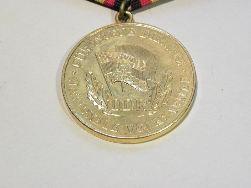 Vintage East German  Medal for Faithful Service – National People's Army — image 2