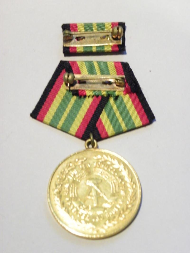 Vintage East German  Medal for Faithful Service – National People's Army — image 3