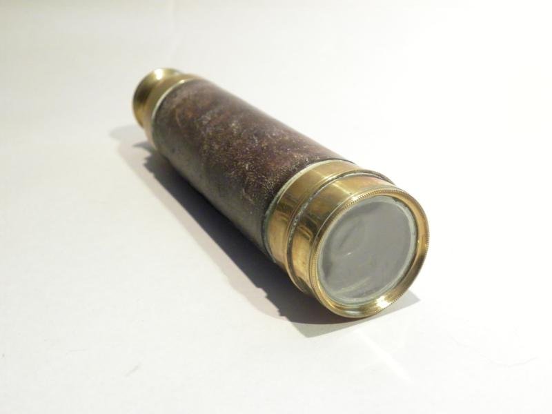 Late 19th/early 20thC Naval Midshipman's 3 Draw Telescope — image 3