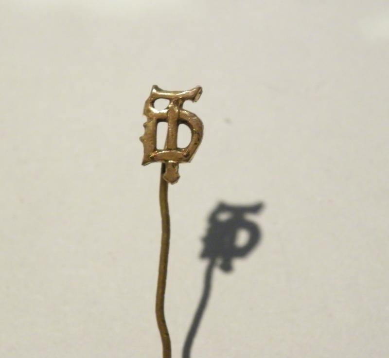 1930's German Gymnastics Association Members Stick Pin — image 2