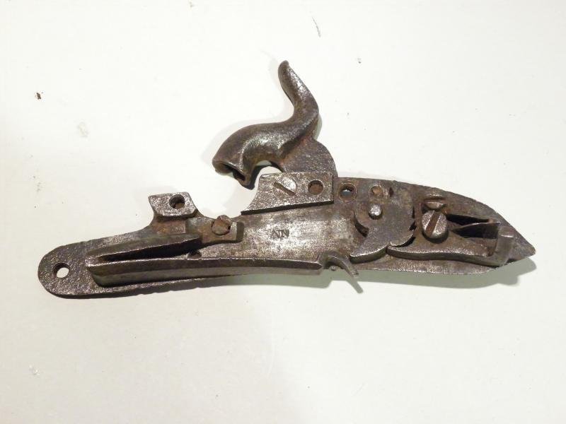 19thC Percussion Musket Lock. — image 3