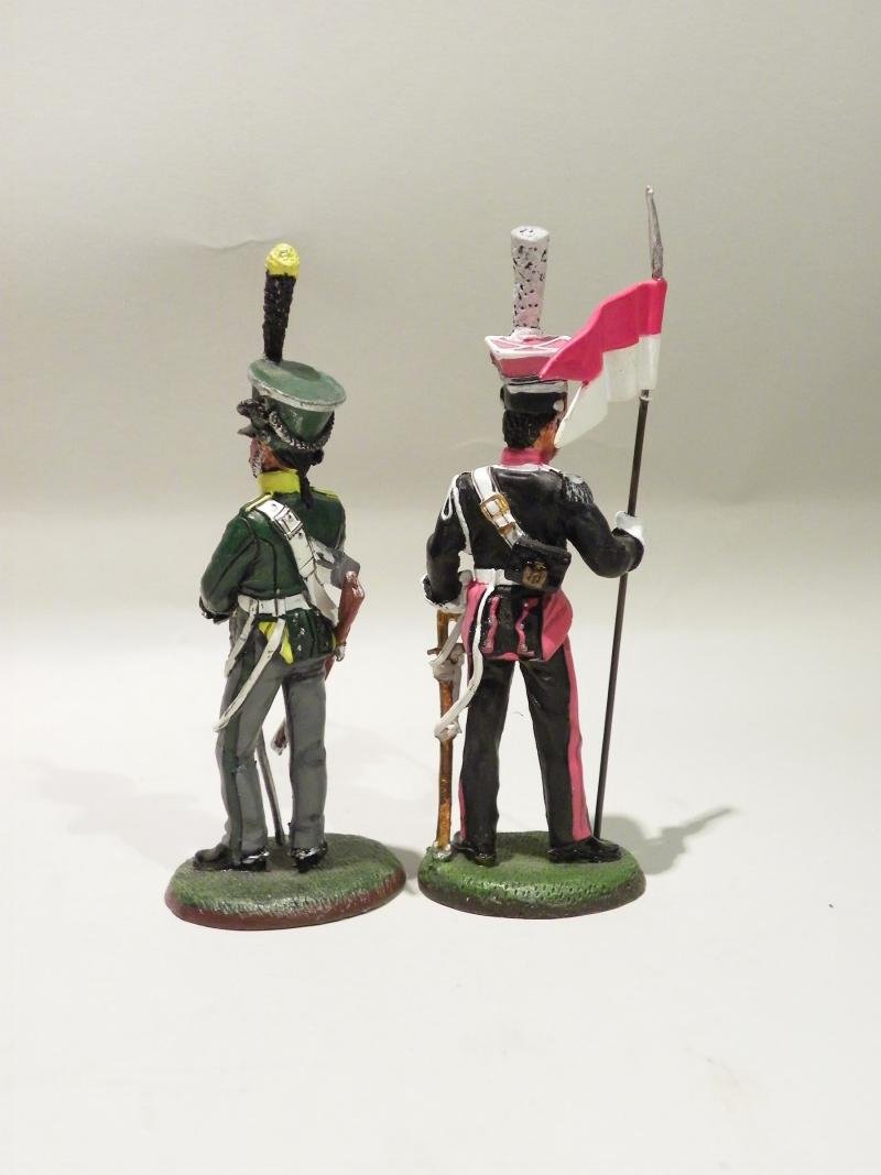 Two Vintage Del Prado Hand Painted Die Cast Figures Belgian & Polish — image 2