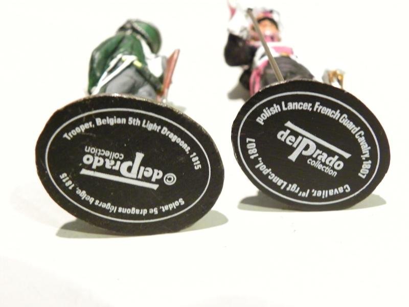 Two Vintage Del Prado Hand Painted Die Cast Figures Belgian & Polish — image 3