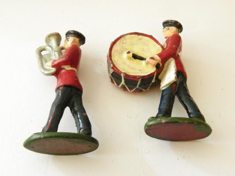 Two Good Vintage Hand Painted Lead Bandsman Figures 4 — image 3