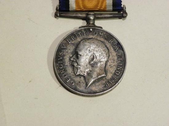 WW1 British War Medal to Topping South Lancashire Reg — image 3