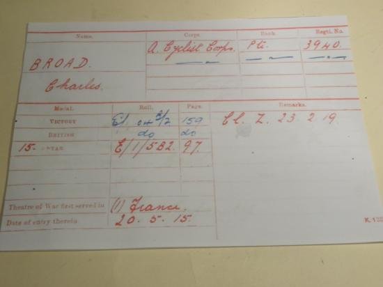 1914/15 Star Trio to Broad Army Cyclist Corps. — image 8